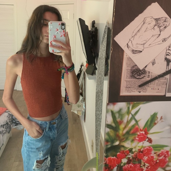 smocked tank top - Picture 3 of 3